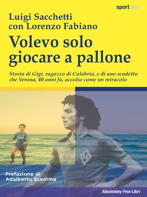cover image of Volevo solo  giocare a pallone